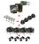 netZeye 4 camera in-put system w/60fps V8.12 s/w & 4 Color camera kits, 17? LCD monitor
